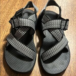 Teva Black and White Sandals